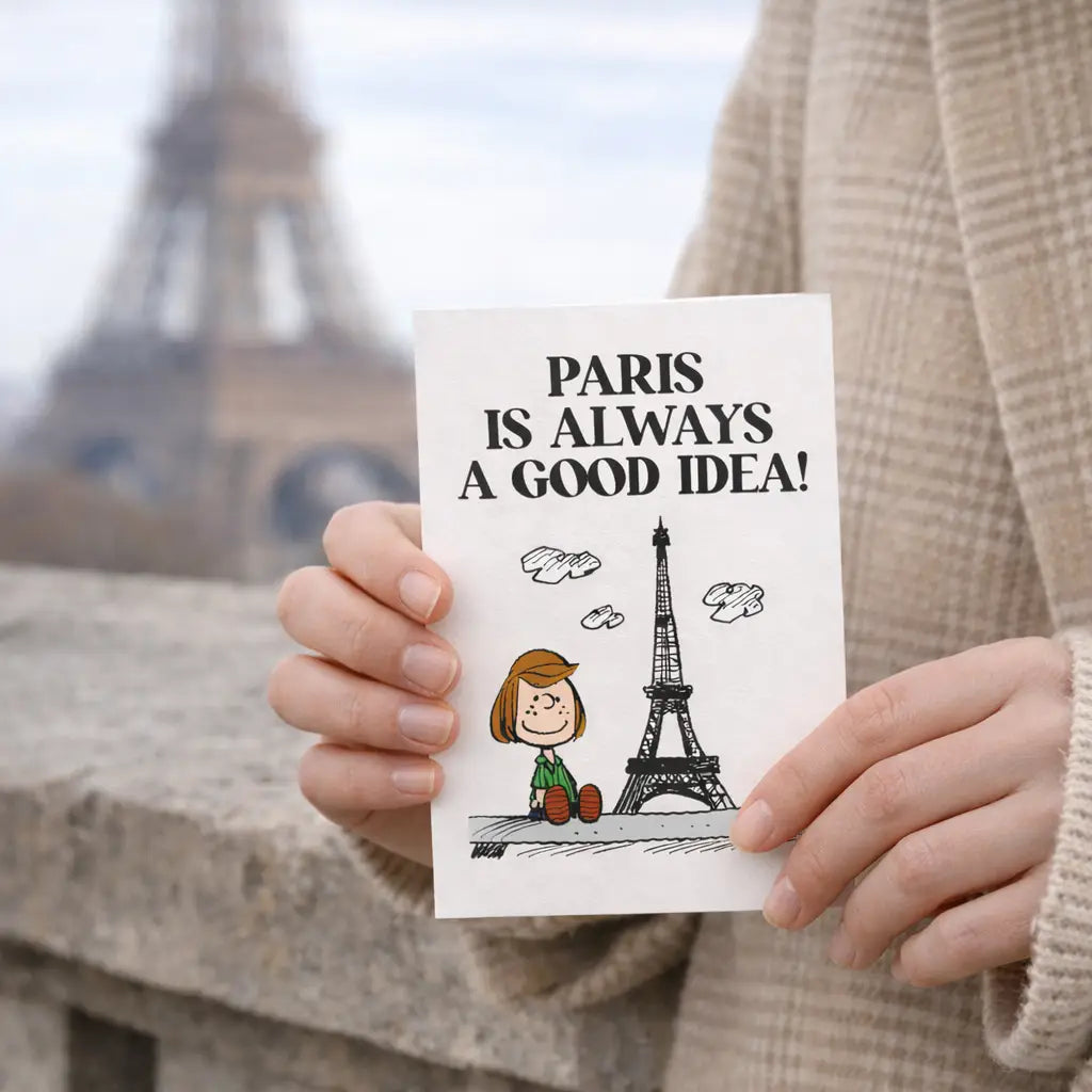 Carte postale SNOOPY - PARIS