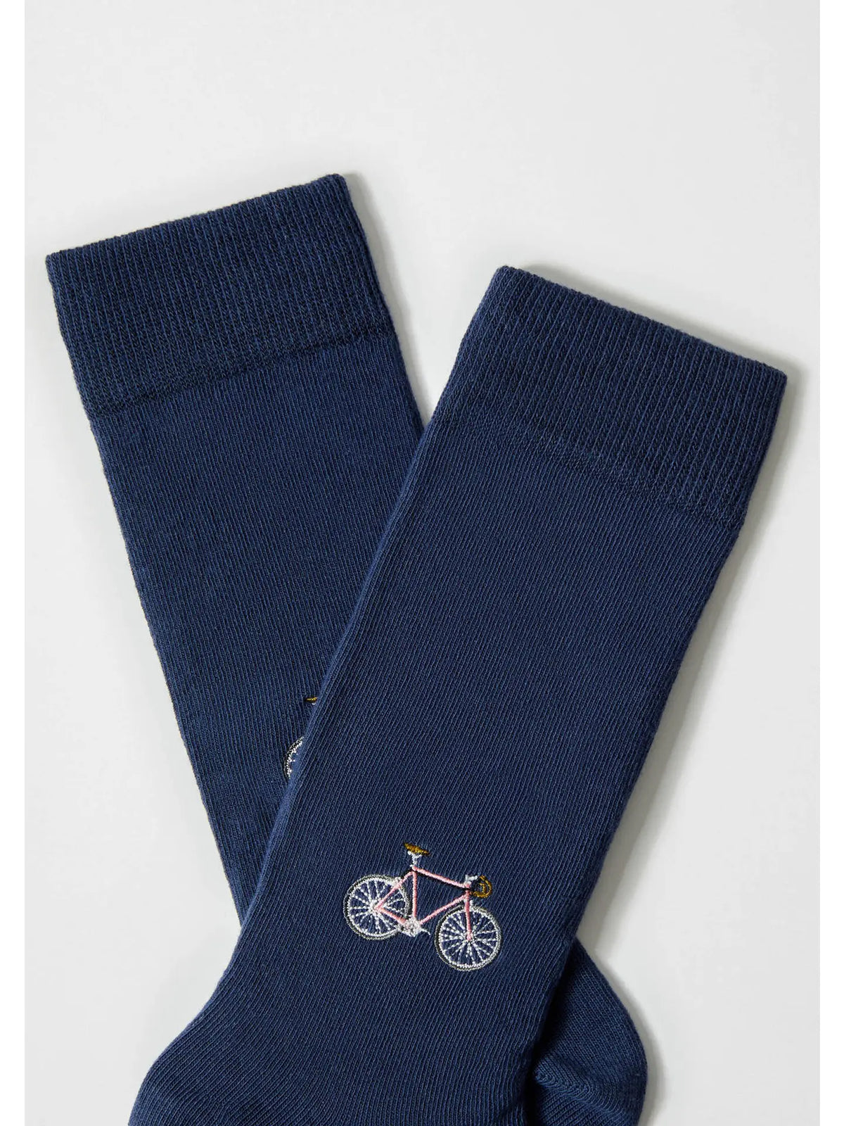 Chaussettes brodées - Vélo