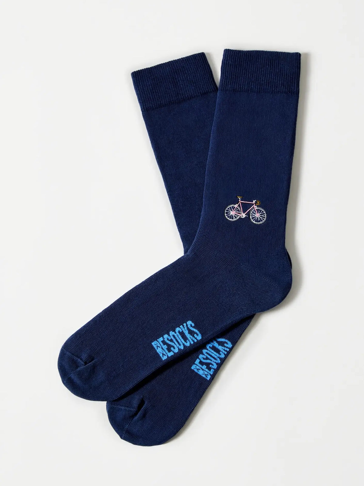 Chaussettes brodées - Vélo