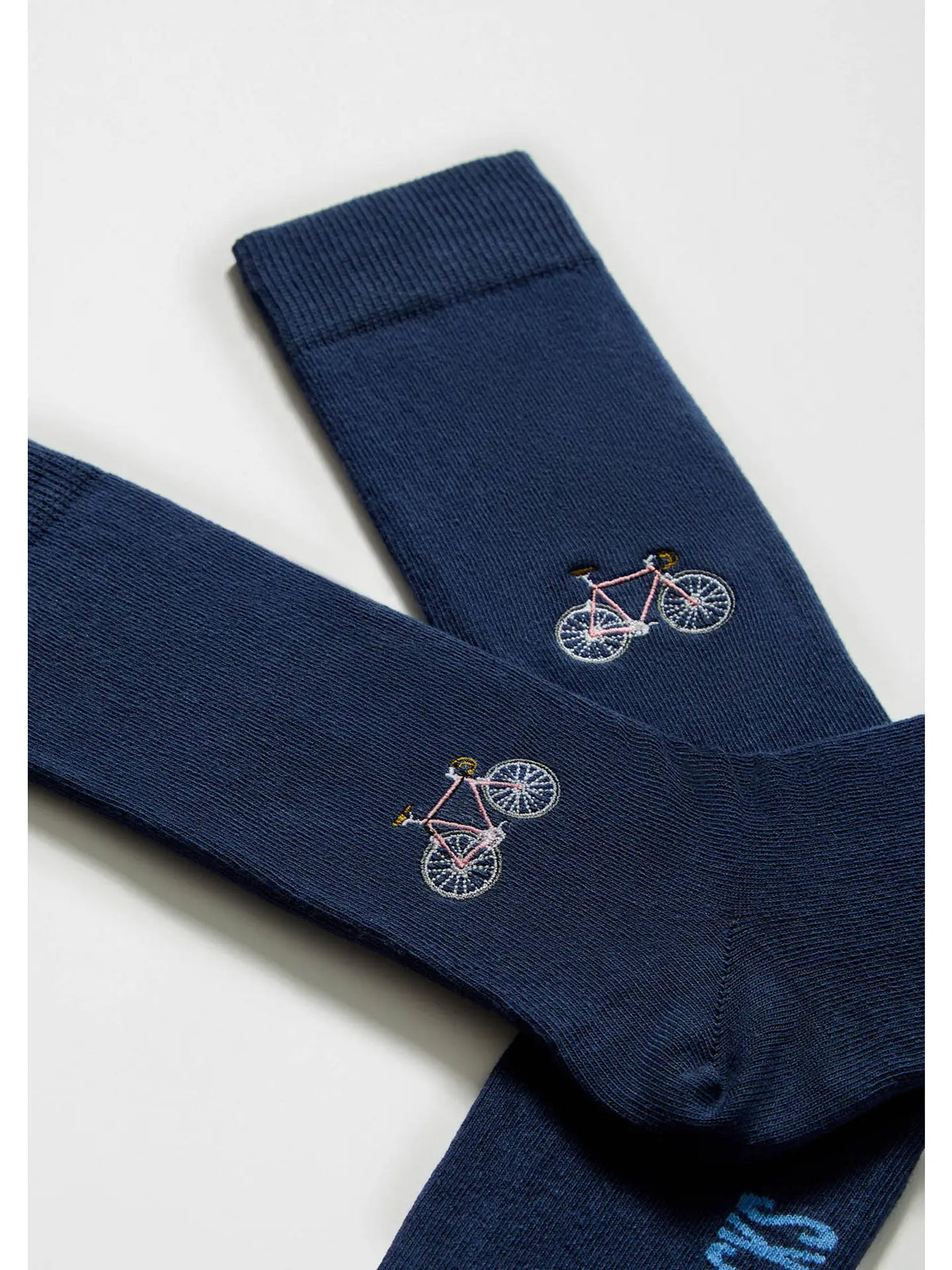 Chaussettes brodées - Vélo