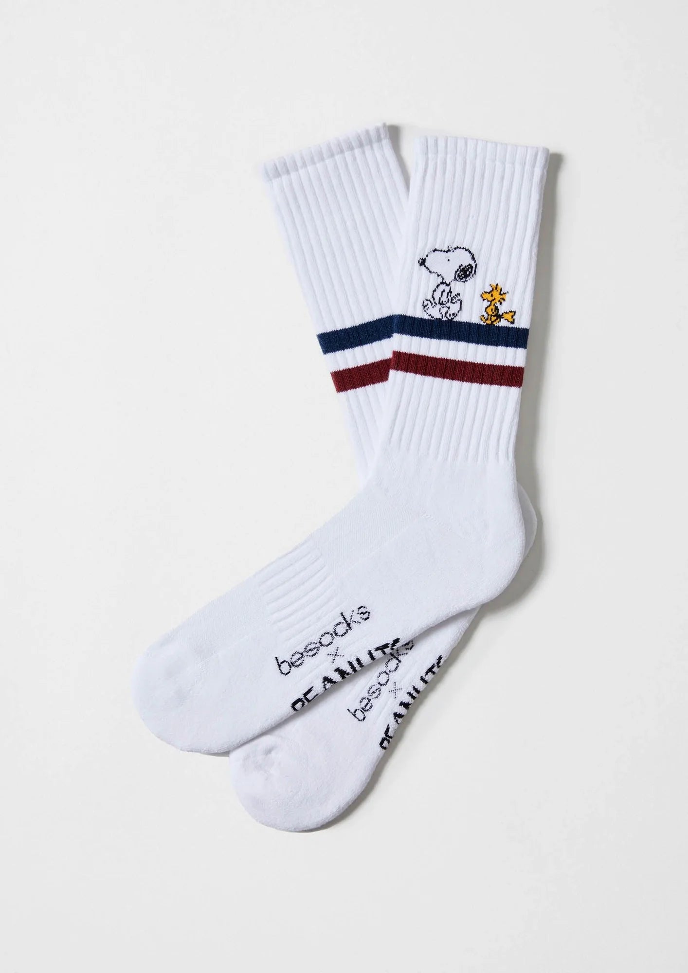 Chaussettes Snoopy STRIPES - blanc
