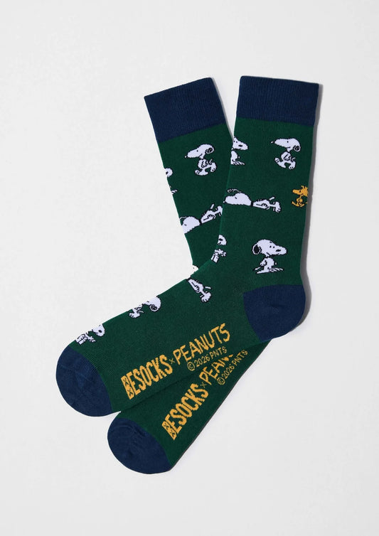 Chaussettes Multi Snoopy - vert