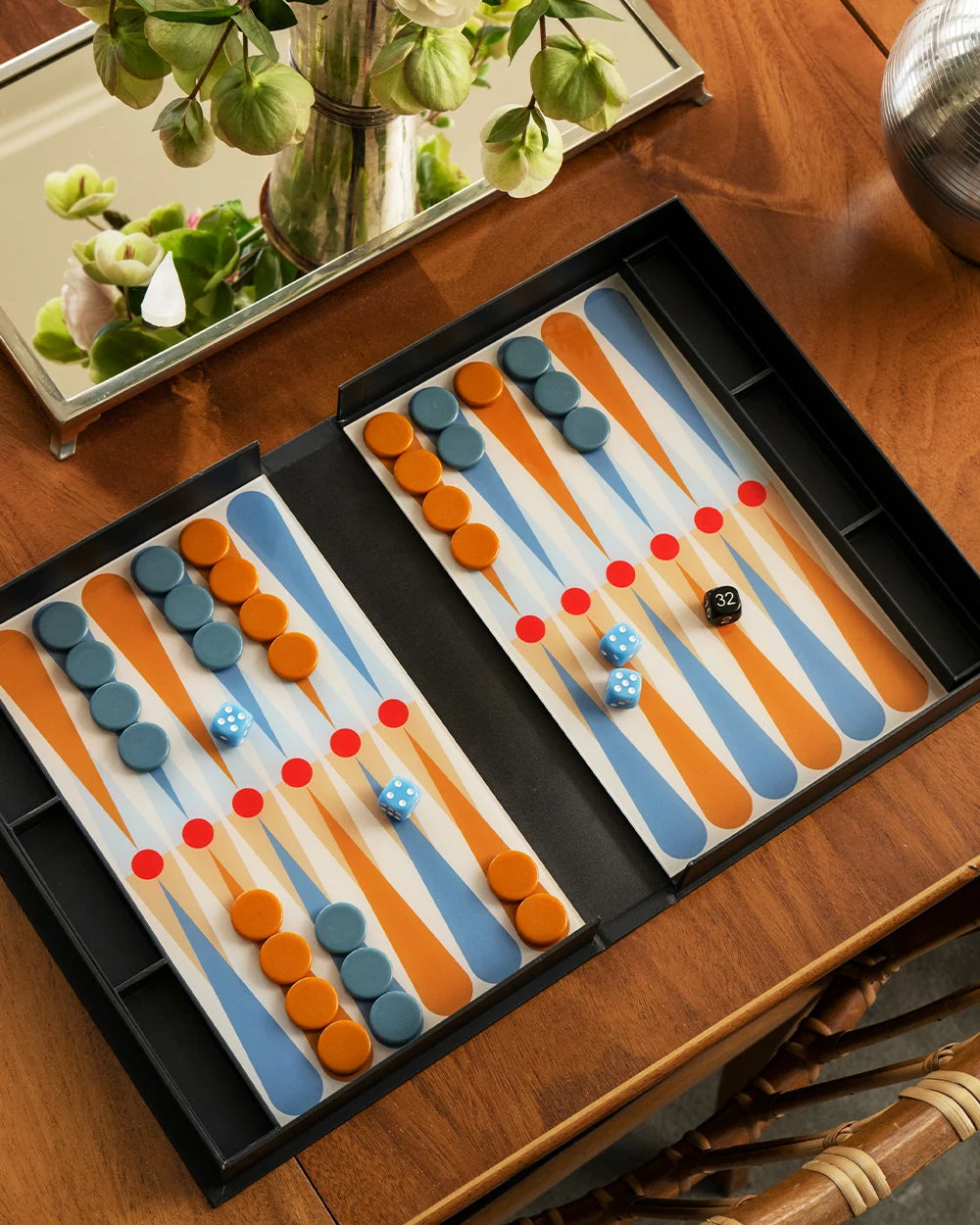 Jeu Backgammon multicolore (Copie)