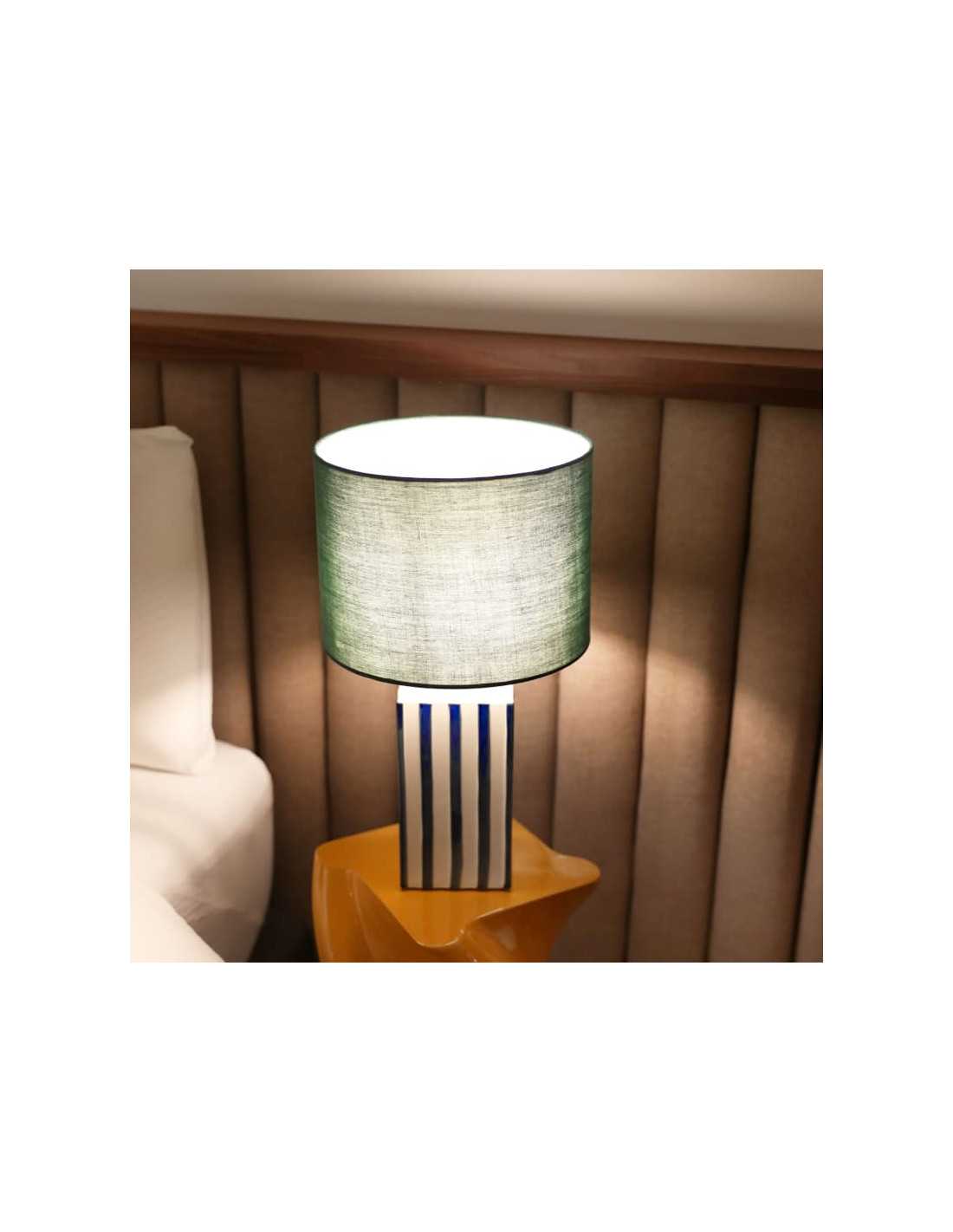 Lampe STREAK - tissu vert