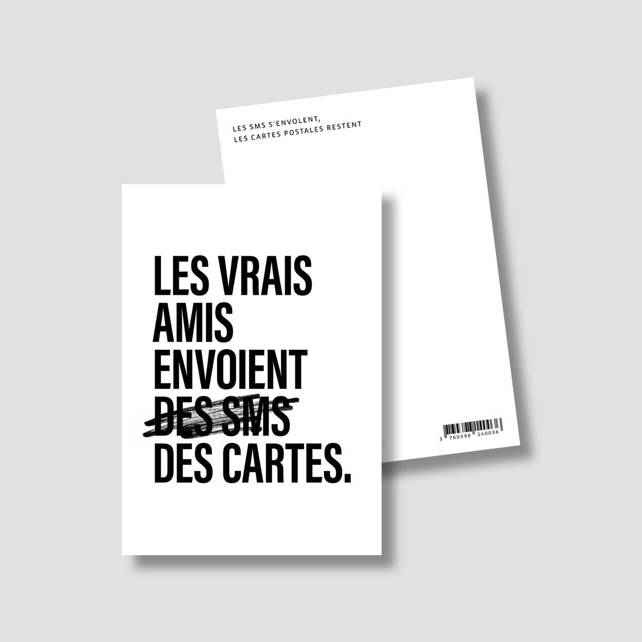Carte postale - LES VRAIS AMIS