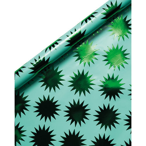 Papier cadeau Vert métallisé