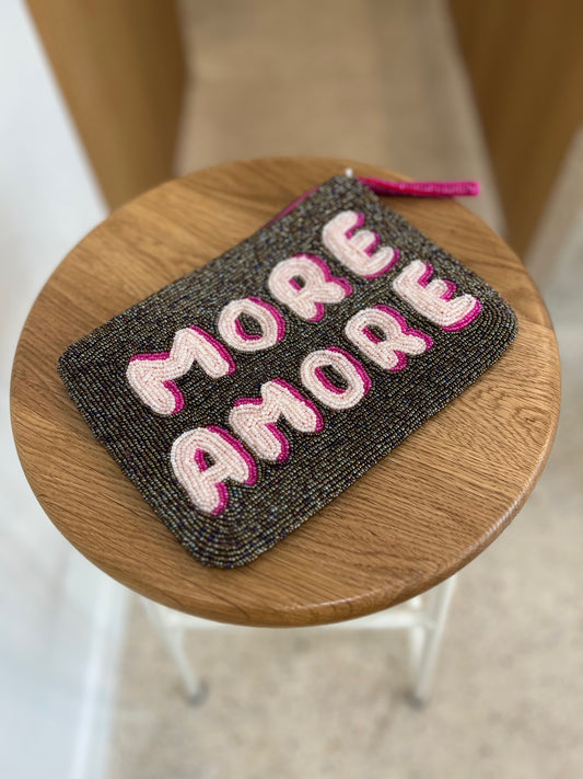 Pochette perlée - More Amore