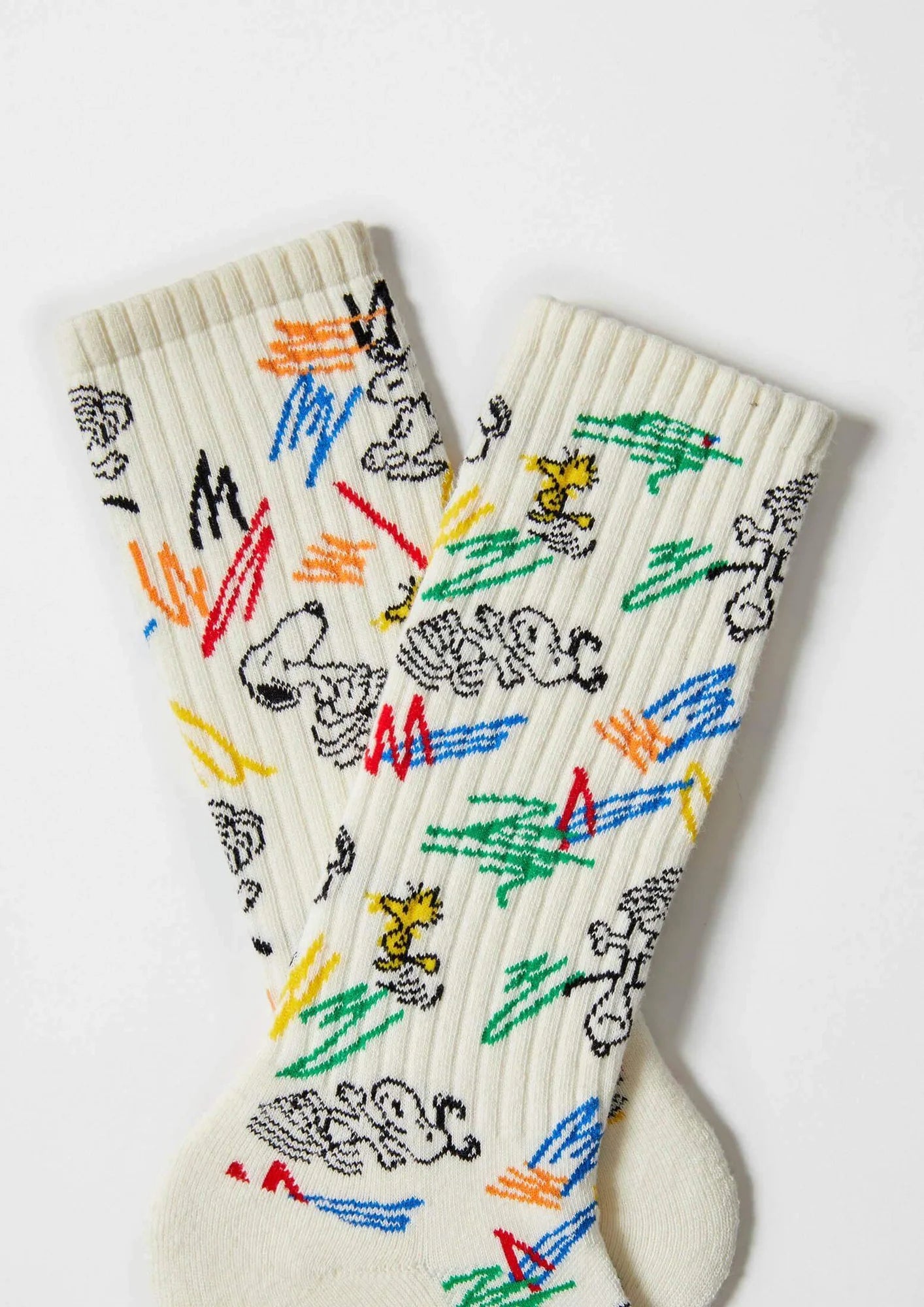 Chaussettes Snoopy PAINT - beige