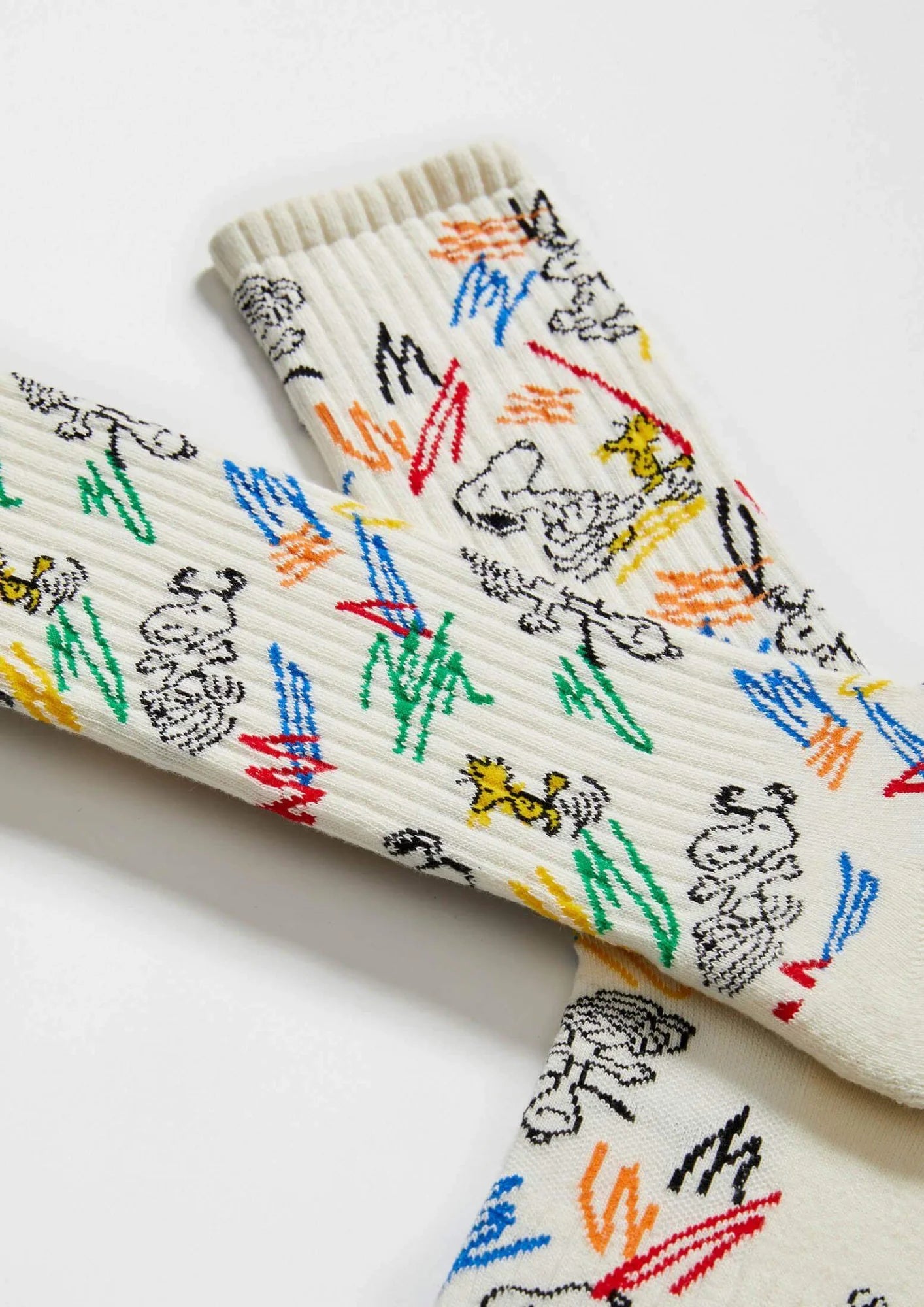 Chaussettes Snoopy PAINT - beige