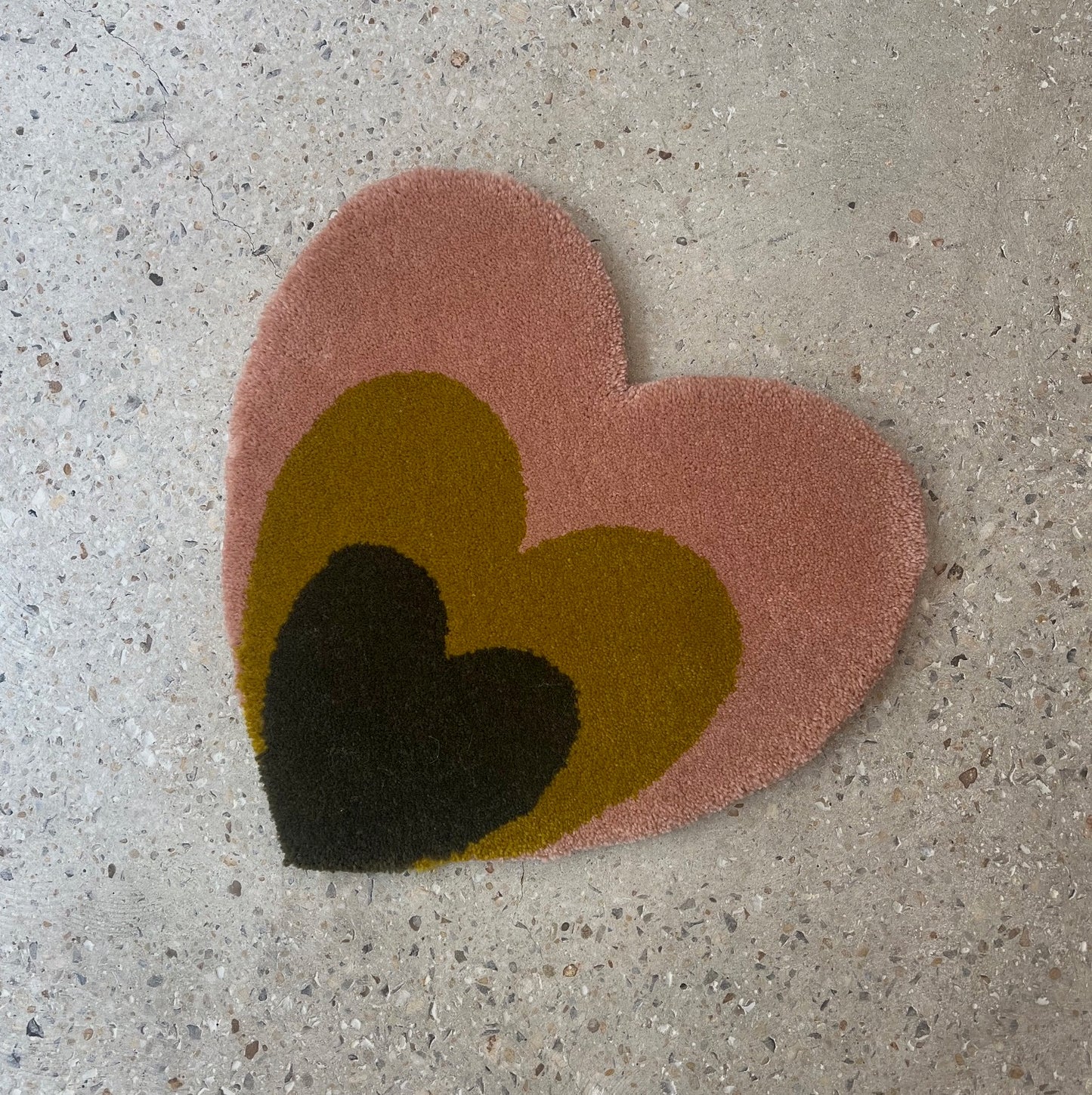 Tapis coeur triple