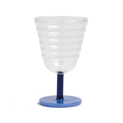 Set de 2 verres à pied- bleu