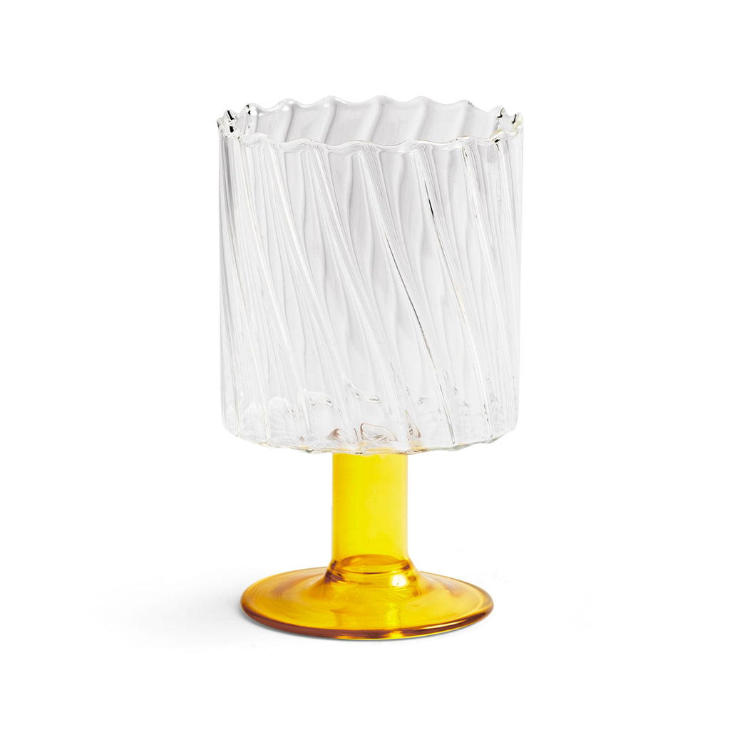 Set de 2 verres à pied - jaune