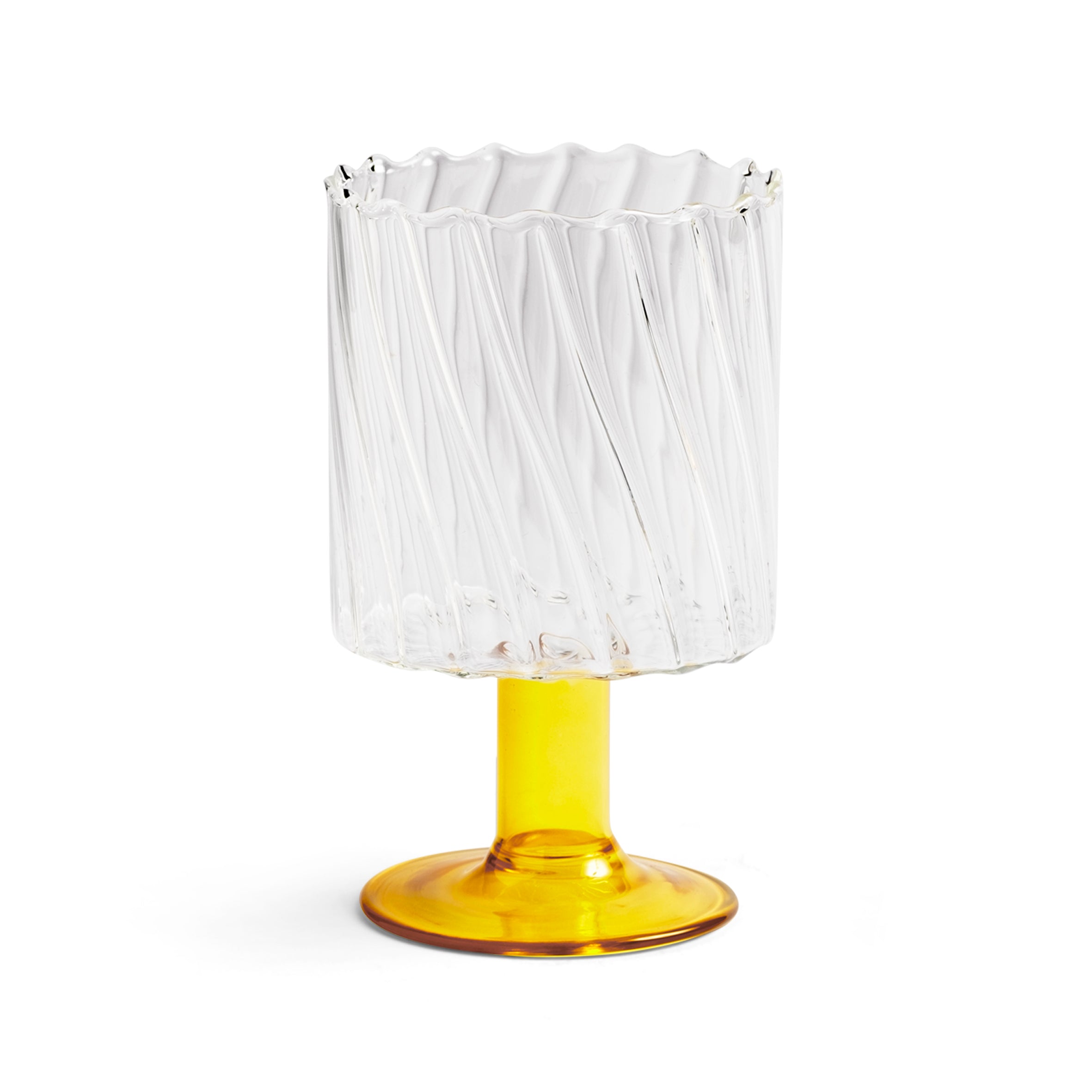 Set de 2 verres à pied - jaune