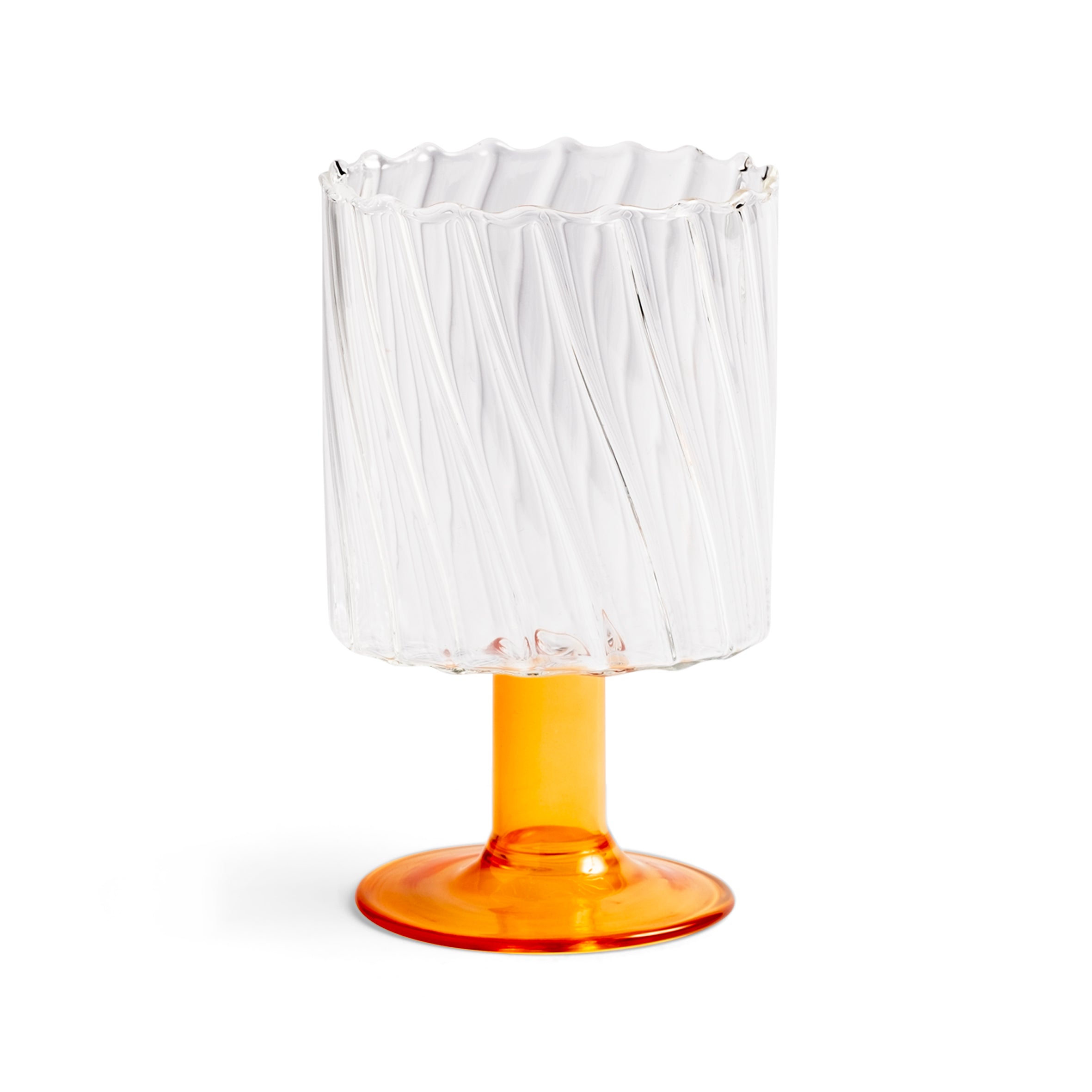 Set de 2 verres à pied - orange