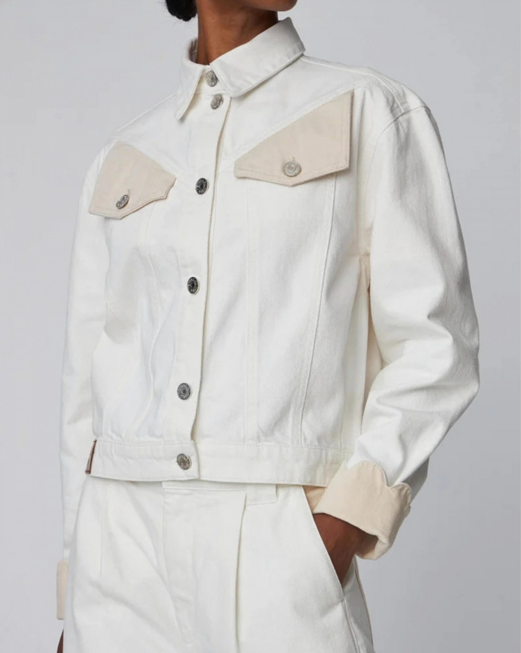 Veste bicolore