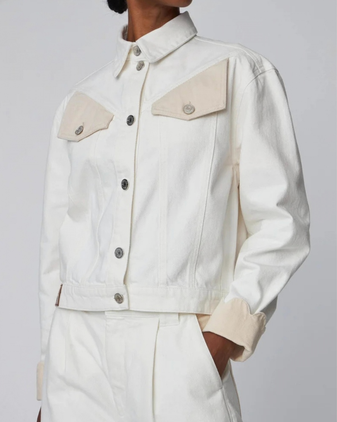 Veste bicolore